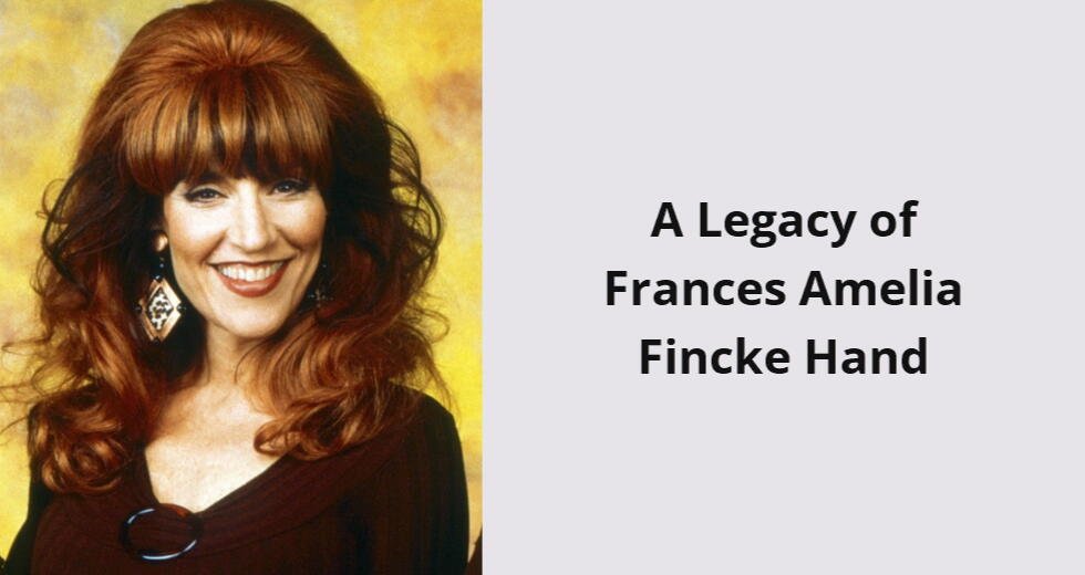 a legacy of frances amelia fincke hand i